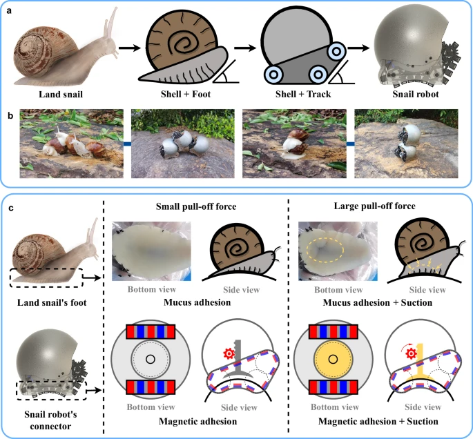 Snail-Inspired Robotic Swarms: Revolutionizing Outdoor Adaptation with Hybrid Connectors